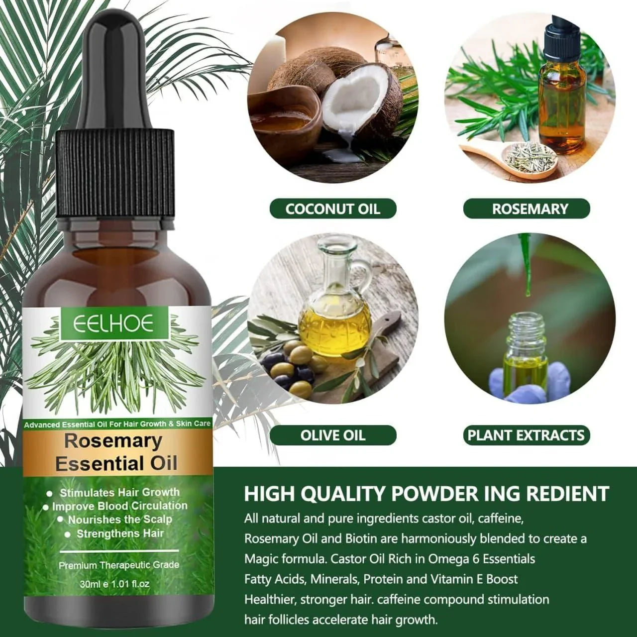Rosemary Flourish Oil for Hair Growth 30ml
